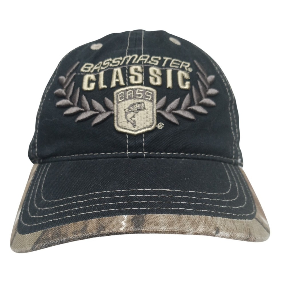 ESPN 2009 Bass Master Classic Hat Camo Cap‎ Snapback Red River, Adjustable
